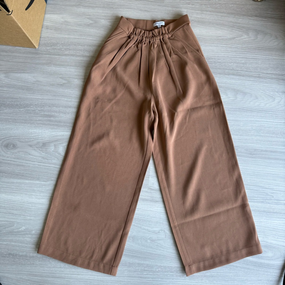 Petite Studio Talia Pants (Camel)